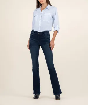 Natalie Mid Rise Flare, Petite