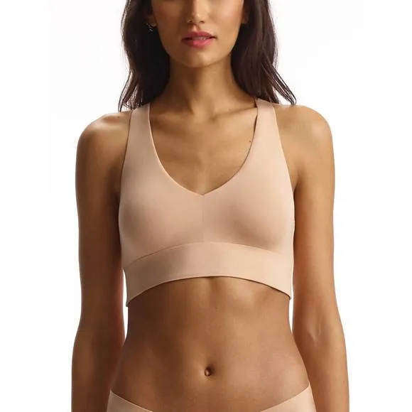 NEW COMMANDO butter comfy racerback bralette in true nude
