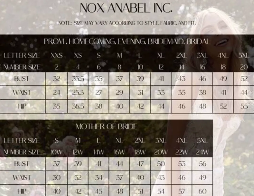 Nox Anabel Evening Gown F1470