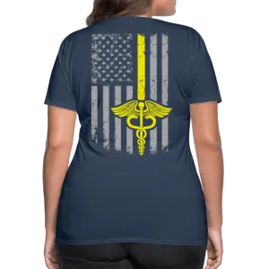 Nurse Flag Yellow Women’s Premium T-Shirt (CK1601)