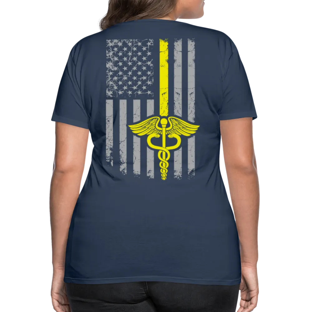 Nurse Flag Yellow Women’s Premium T-Shirt (CK1601)