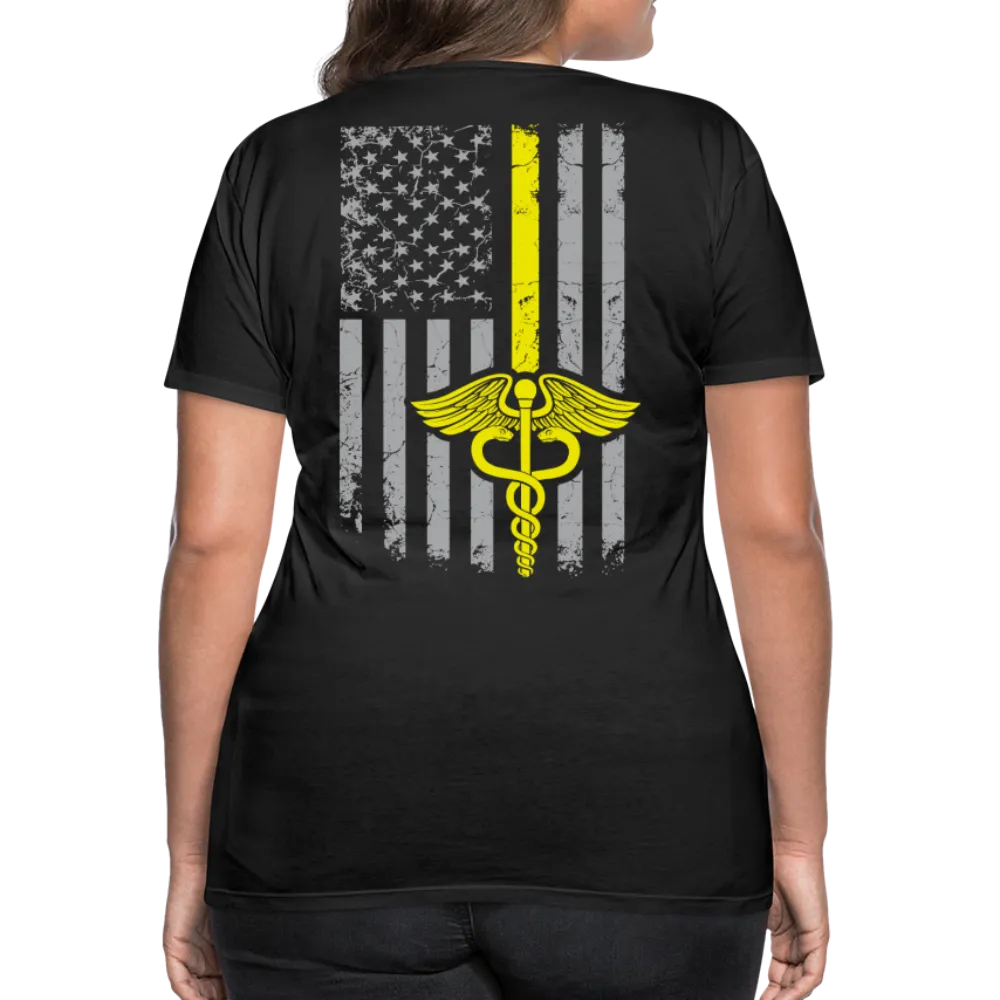 Nurse Flag Yellow Women’s Premium T-Shirt (CK1601)