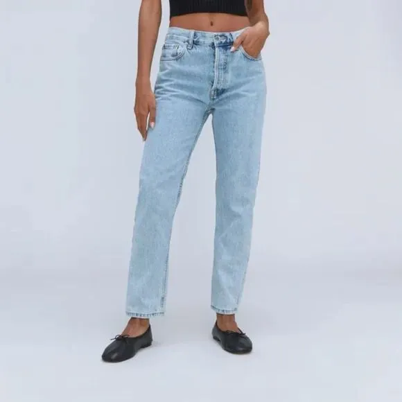 NWOT Everlane Jeans/ The Relaxed Straight Fit Organic Cotton Women's ECO Size 24