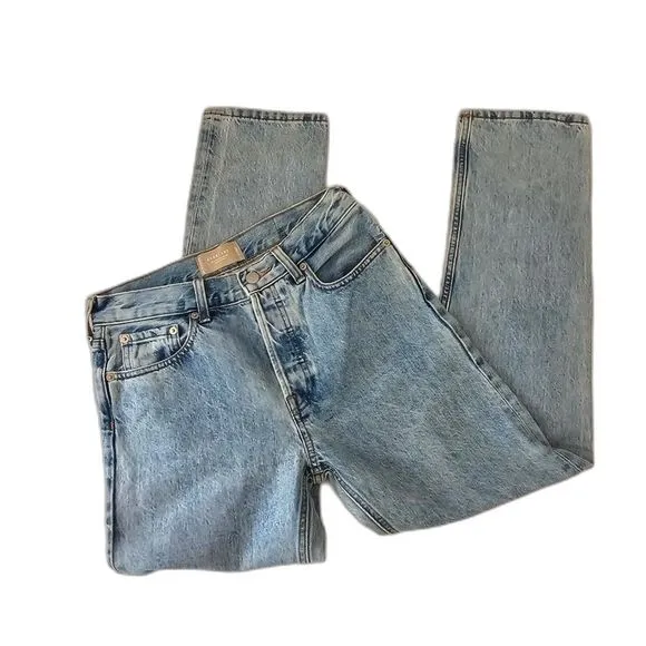 NWOT Everlane Jeans/ The Relaxed Straight Fit Organic Cotton Women's ECO Size 24