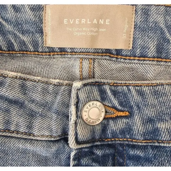 NWOT Everlane Jeans/ The Relaxed Straight Fit Organic Cotton Women's ECO Size 24