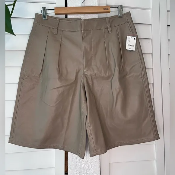 NWT Free People | Alandale Vegan Trouser Shorts