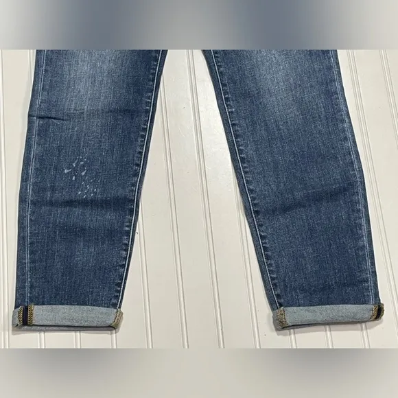 NWT Judy Blue High Waist Bleach Splash Boyfriend Jeans