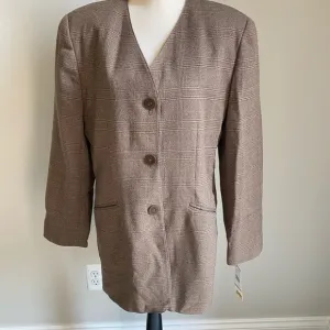 NWT Le Suit Blush Blazer Size 12