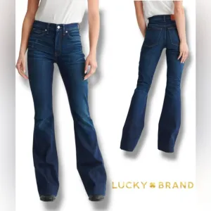 NWT LUCKY BRAND High Rise Flare Jeans size 16
