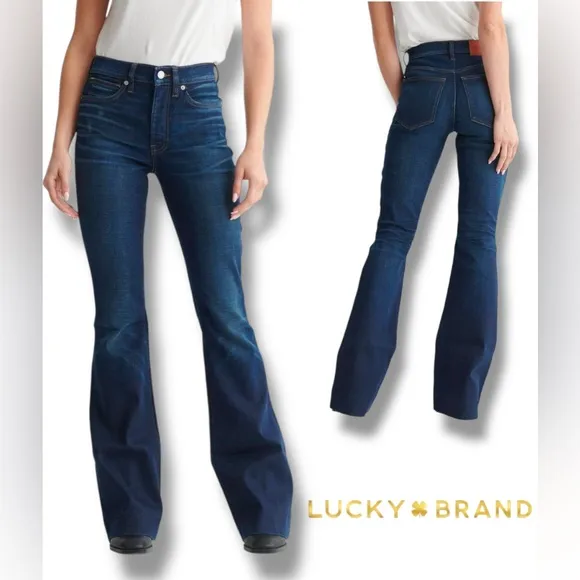 NWT LUCKY BRAND High Rise Flare Jeans size 16