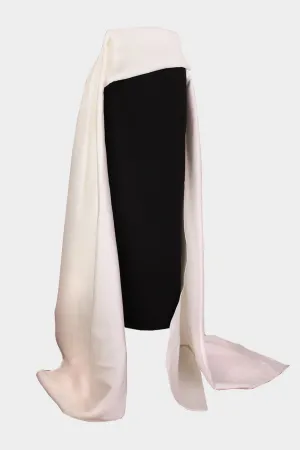 Nyla Skirt in Cream/Black