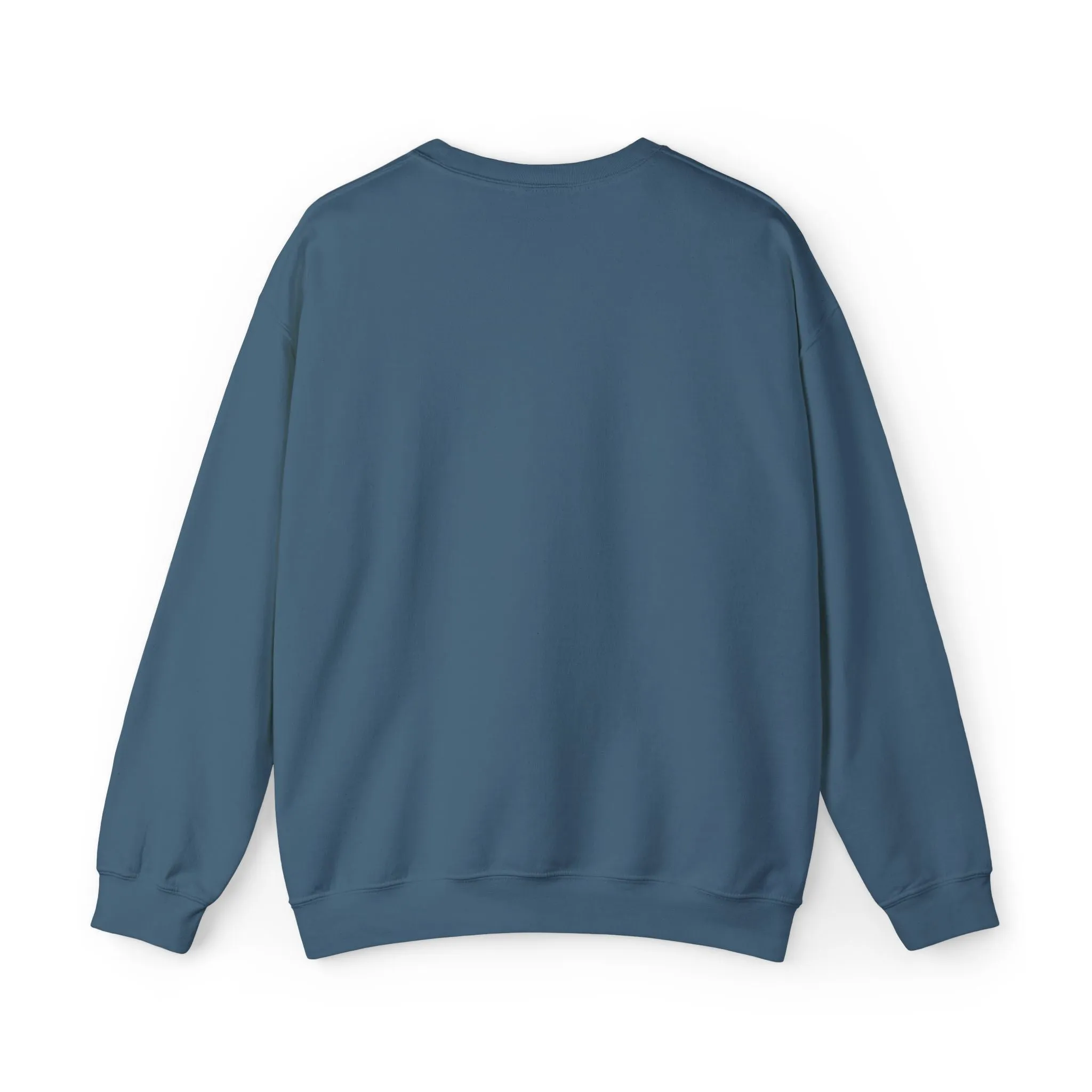 Okauchee Lake Embroidered circle text Oconomowoc WI Unisex Heavy Blend™ Crewneck Sweatshirt