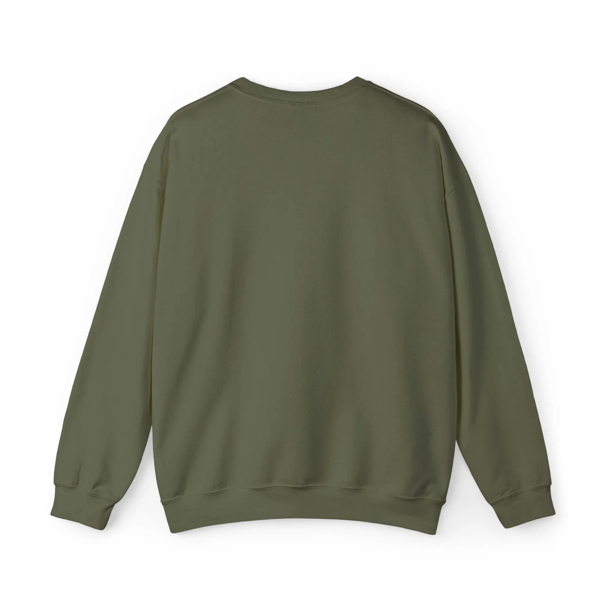 Okauchee Lake Embroidered circle text Oconomowoc WI Unisex Heavy Blend™ Crewneck Sweatshirt