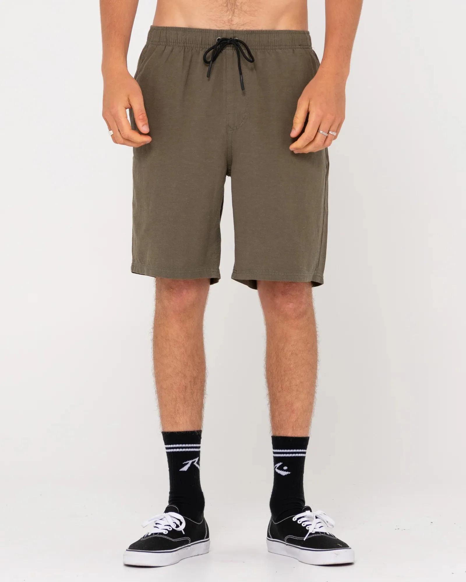 Overtone Elastic Shorts - Savanna
