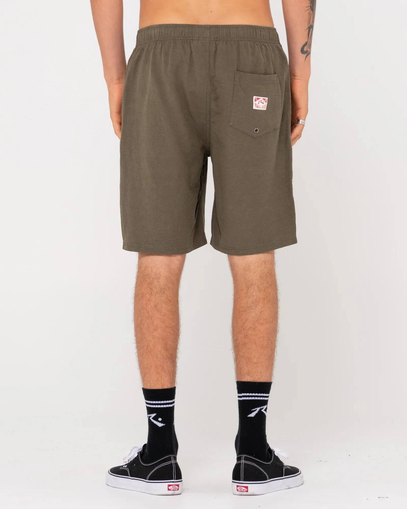 Overtone Elastic Shorts - Savanna