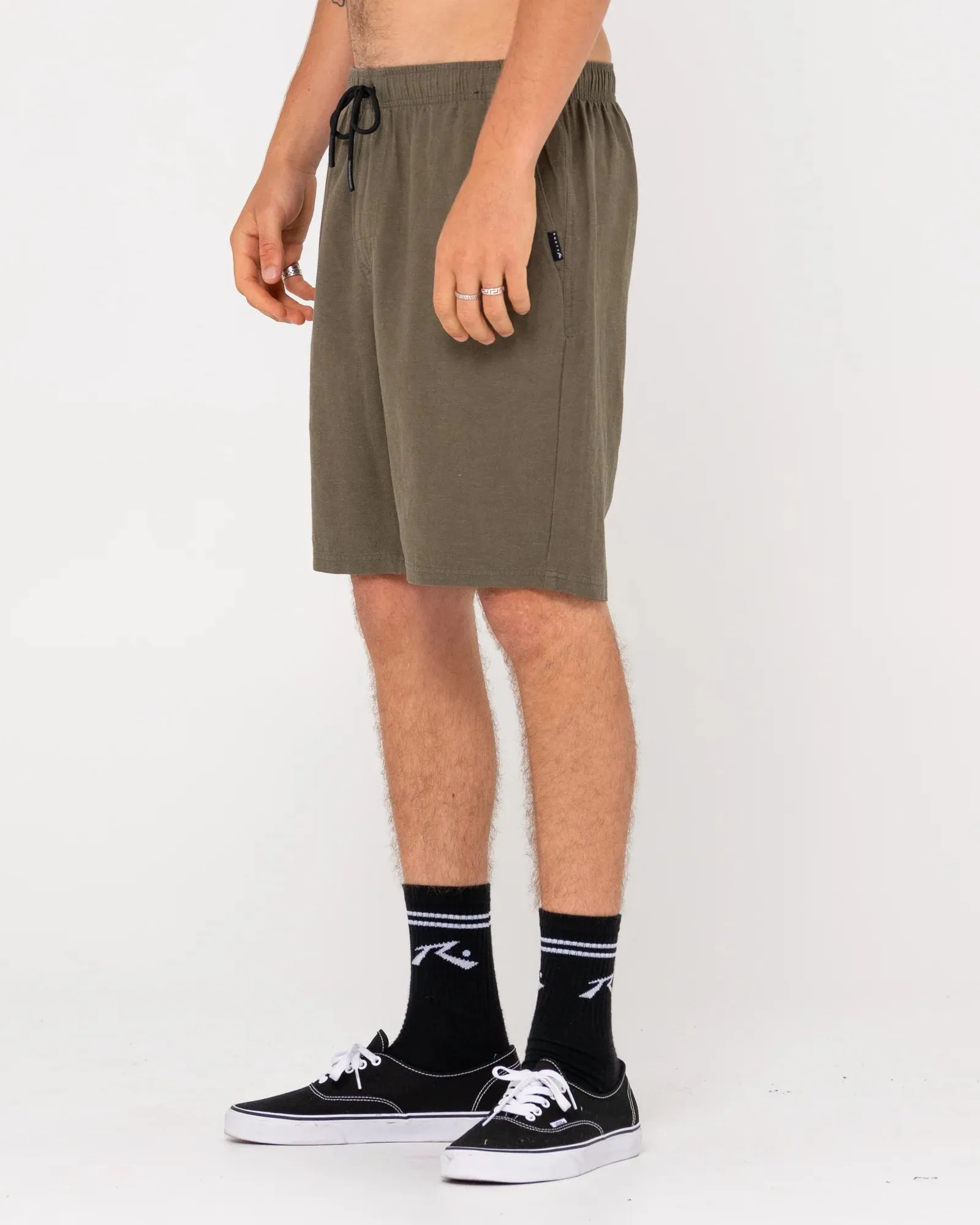 Overtone Elastic Shorts - Savanna