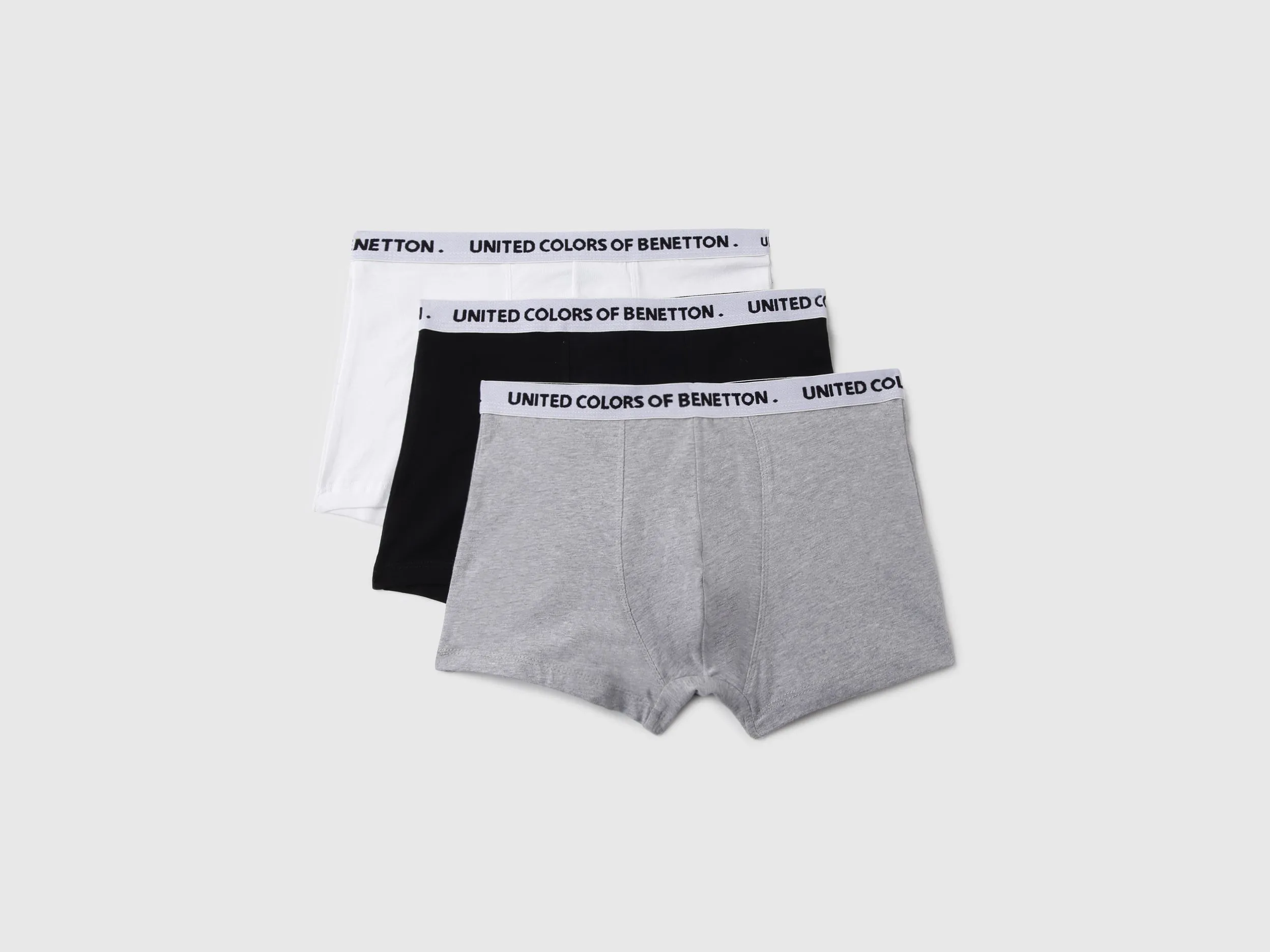 Pack of 3 Solid Colour Low Rise Boxer Briefs