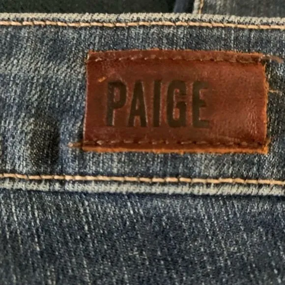 Paige Kylie Crop Evelyn Destructed Jeans
