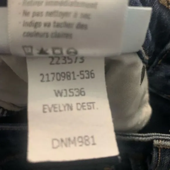 Paige Kylie Crop Evelyn Destructed Jeans