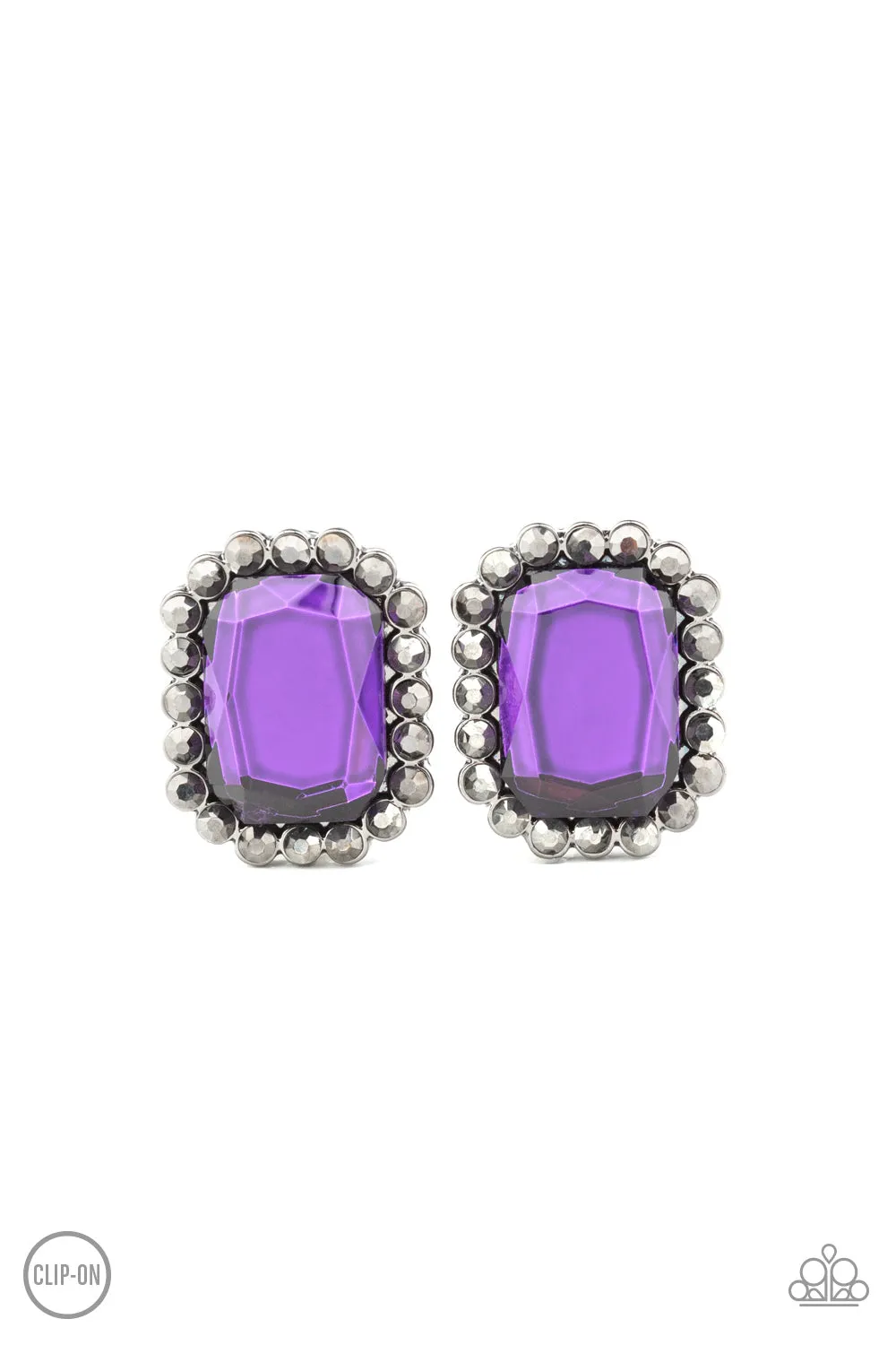 Paparazzi Glitter Enthusiast - Purple Earrings