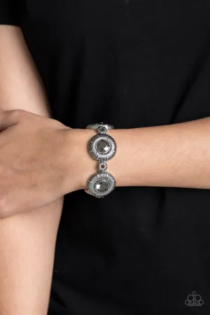 Paparazzi Original Opulence - Silver Stretch Bracelet