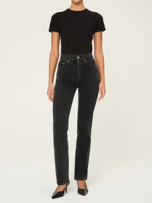 Patti High Rise Straight Jean In Eclipse