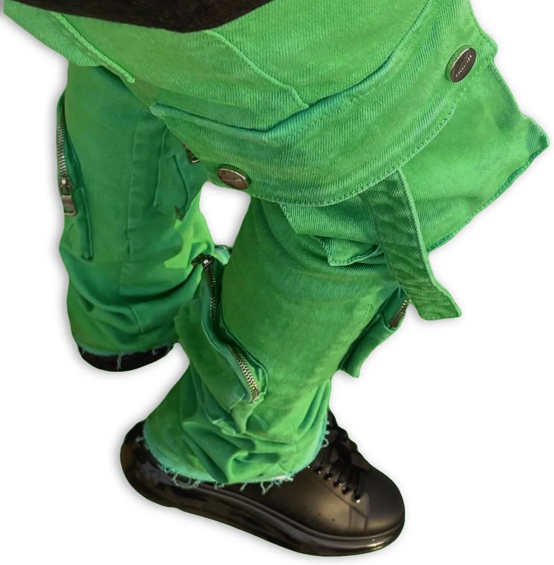 PHEELINGS NEVER LOOK BACK CARGO STACK DENIM (PARAKEET GREEN)