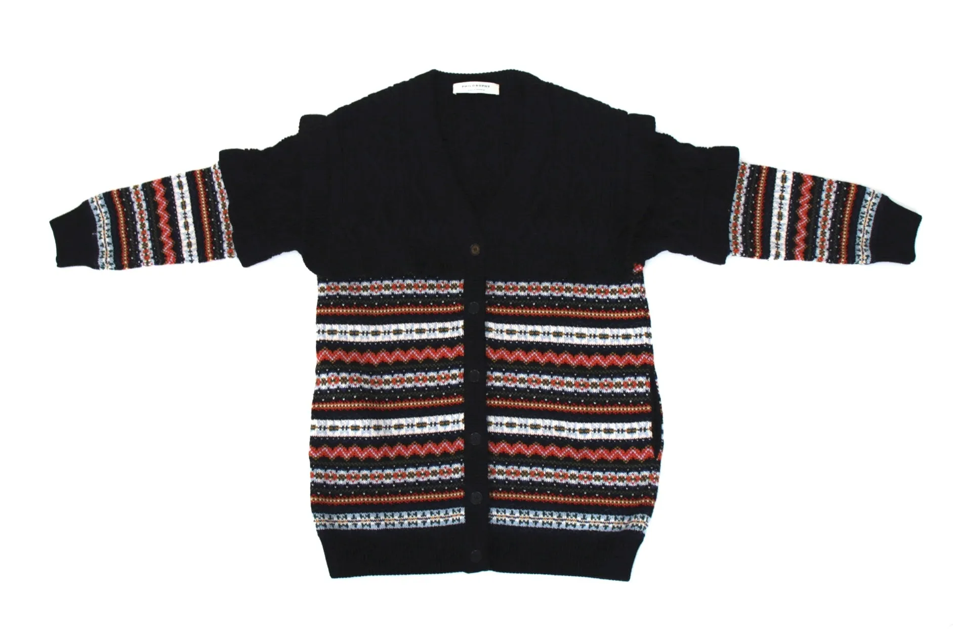 Philosophy Di Lorenzo Serafini Faire Isle Cardigan
