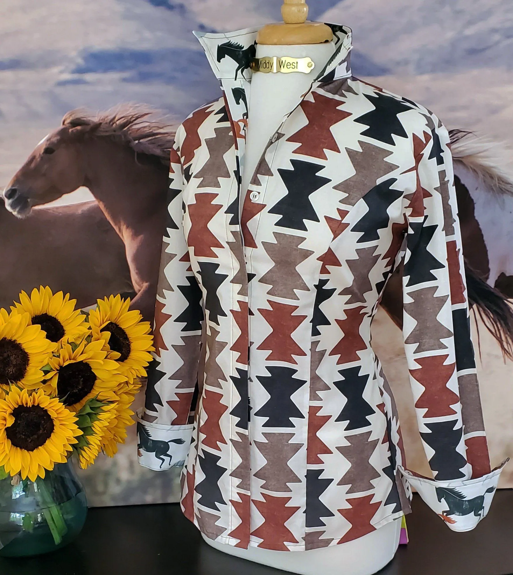 PICASSO SHIRT IN TRI COLOR