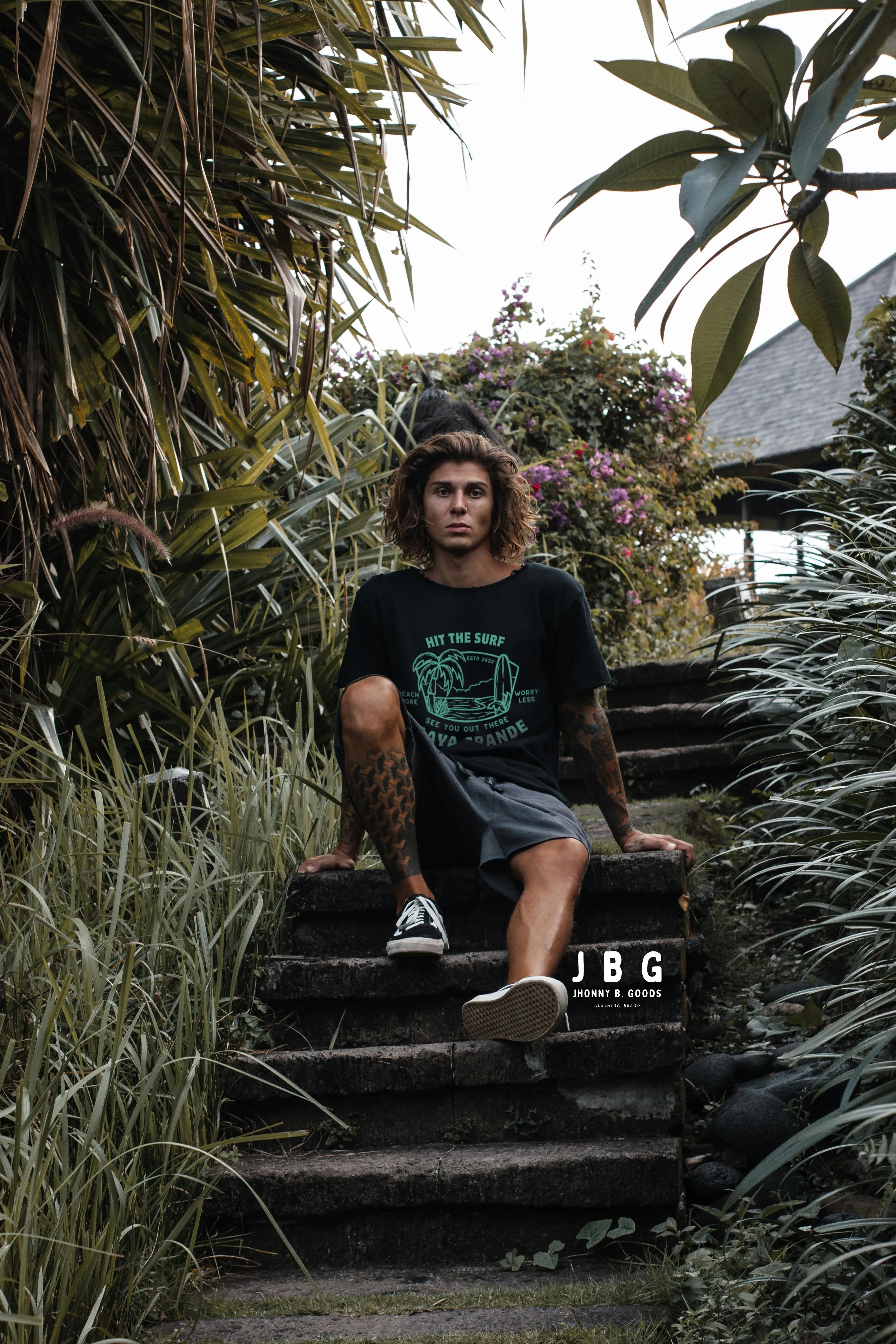Playa Grande men garment-dyed heavyweight t-shirt
