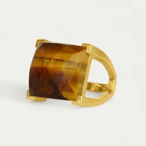 Plaza Ring (Tiger's Eye)