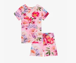 Posh Peanut Brisa-Basic Short Sleeve & Short Length Pajama