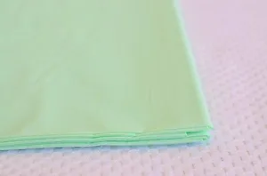 Premium Plastic Seafoam Mint Green Table Skirt 29" x 14" Reusable