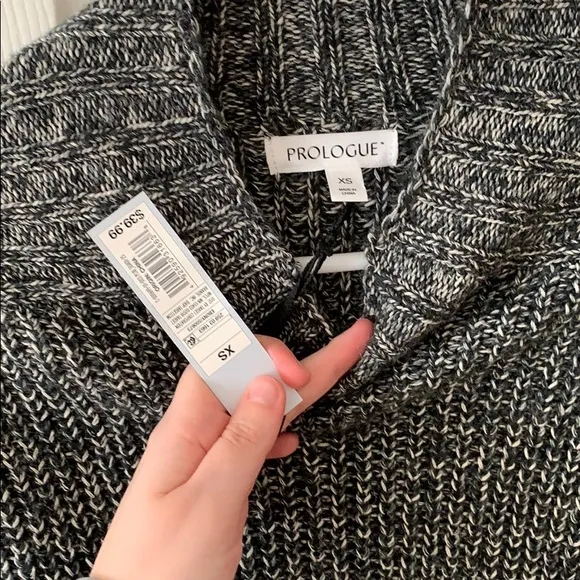 Prologue mock neck sweater