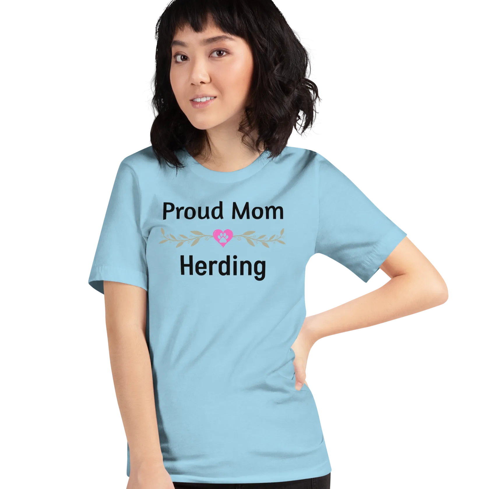 Proud Herding Mom T-Shirts - Light