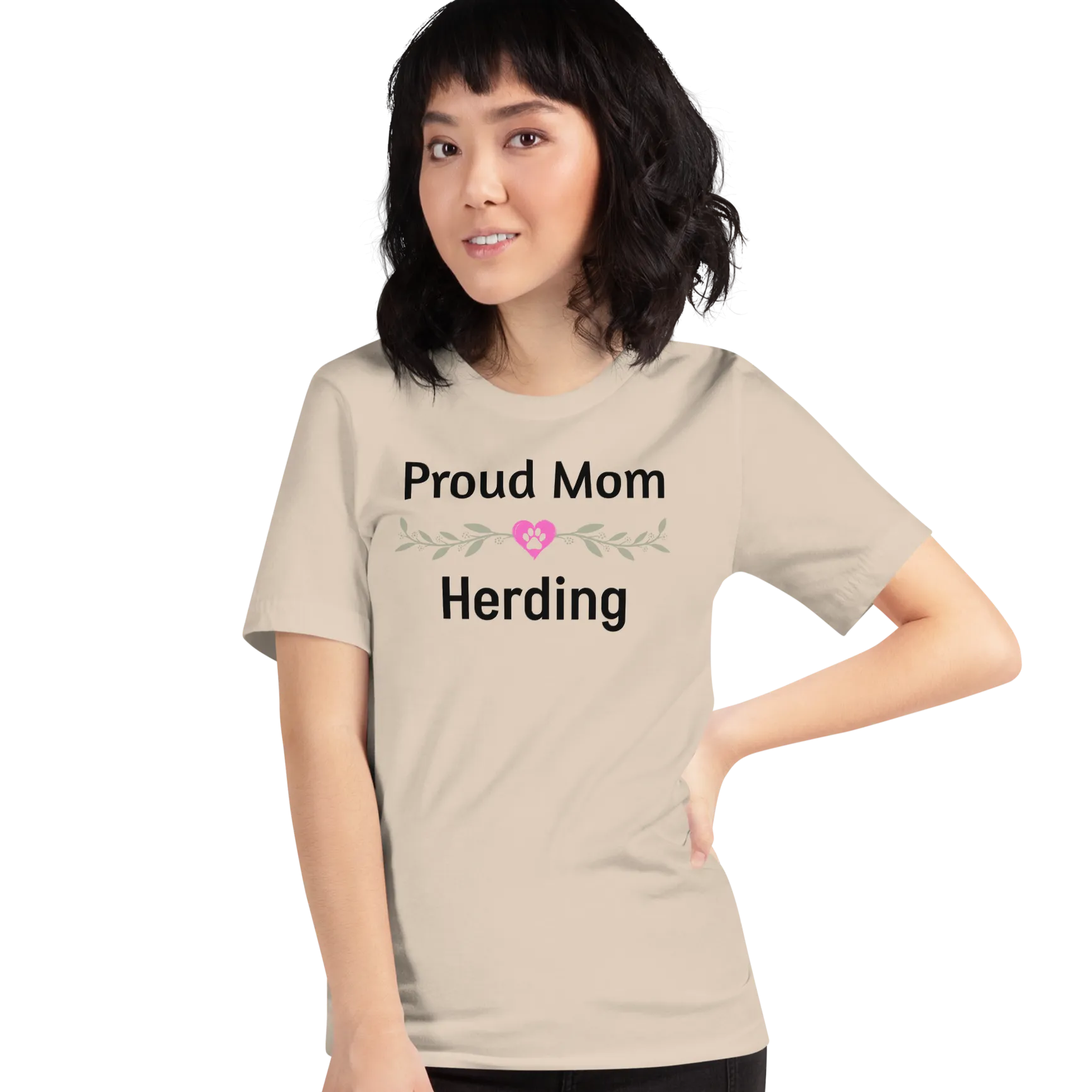 Proud Herding Mom T-Shirts - Light