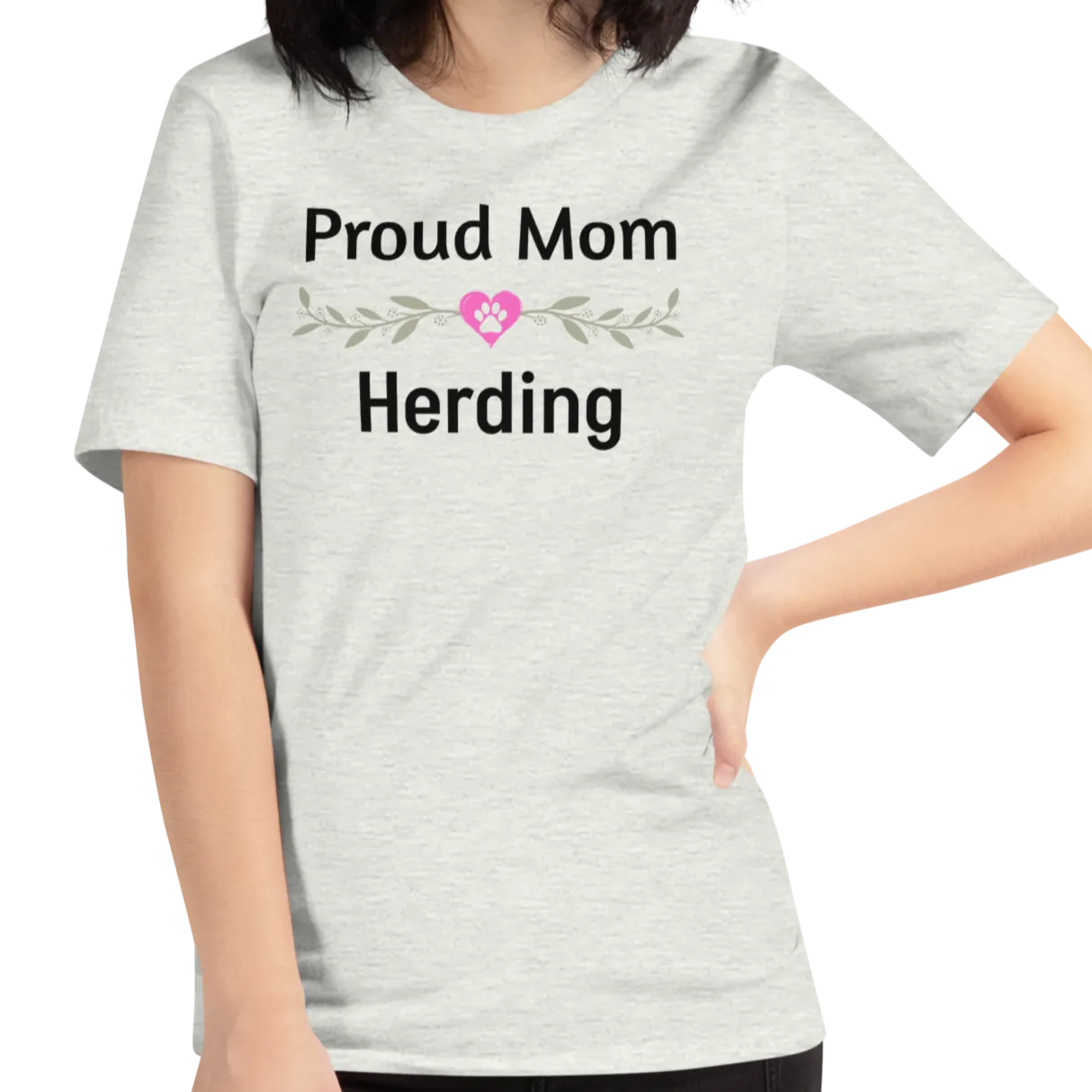 Proud Herding Mom T-Shirts - Light