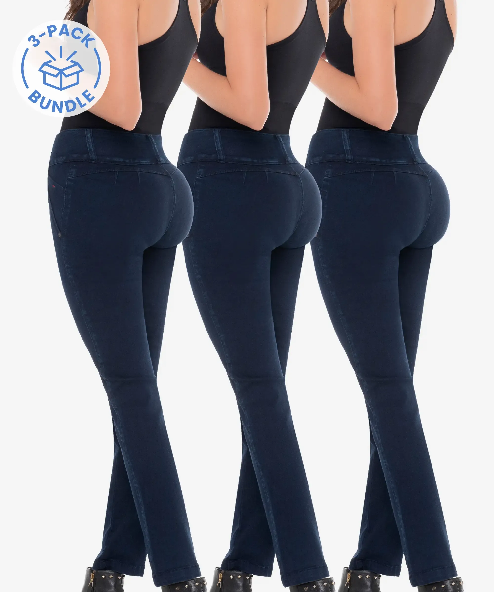 Push Up Jeans 3-Pack in style 2121