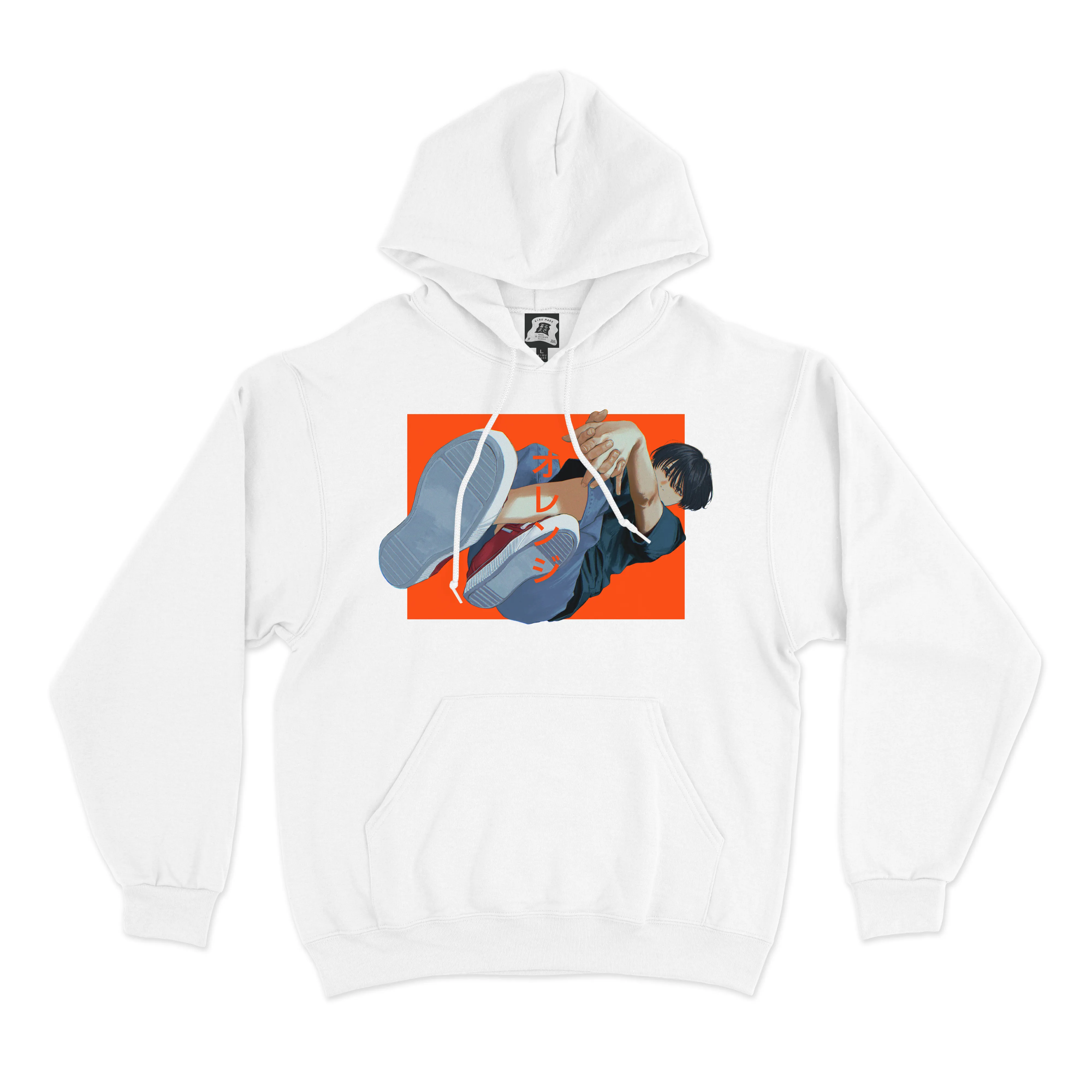 " Basic Hoodie White