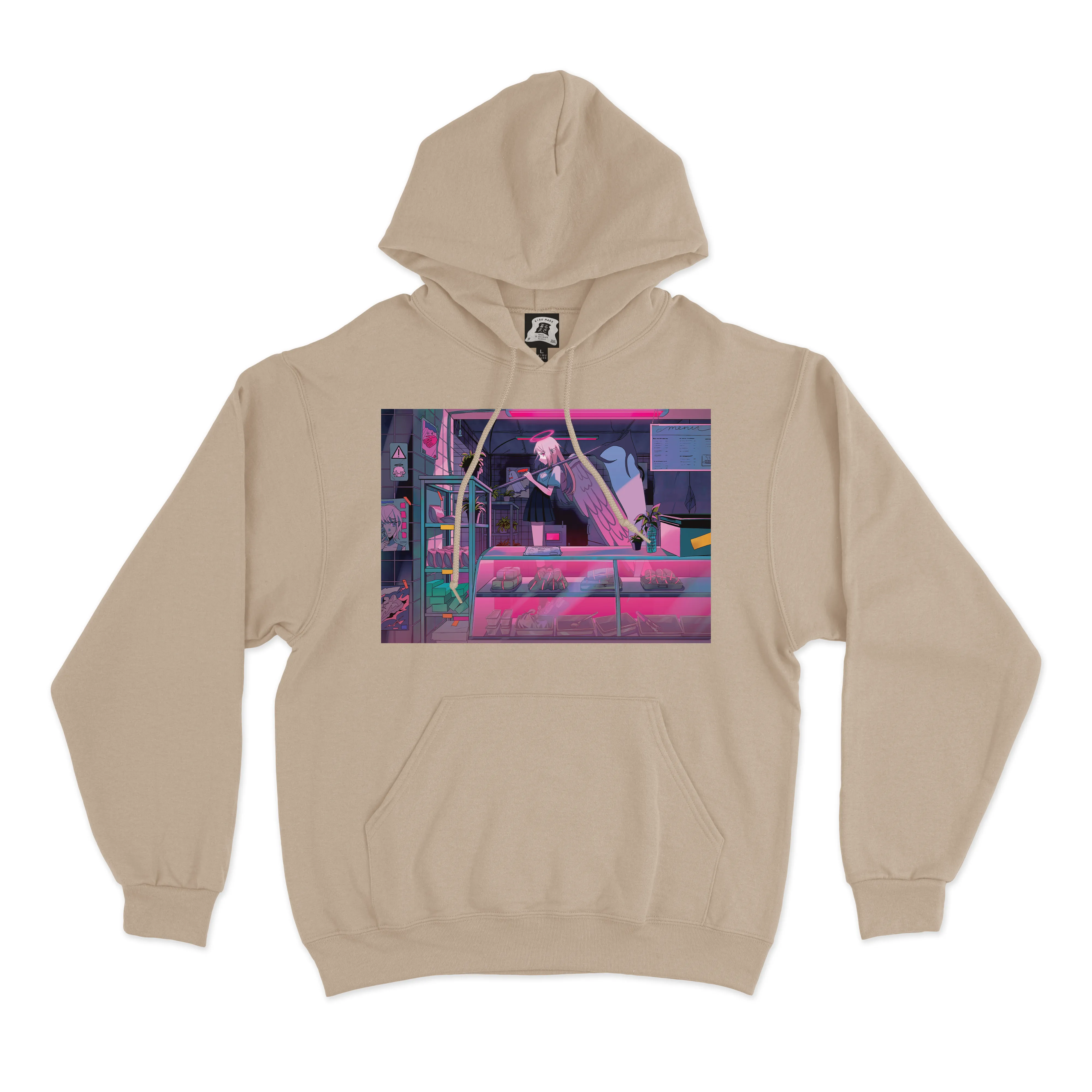 "Apparition" Fleece Hoodie Khaki