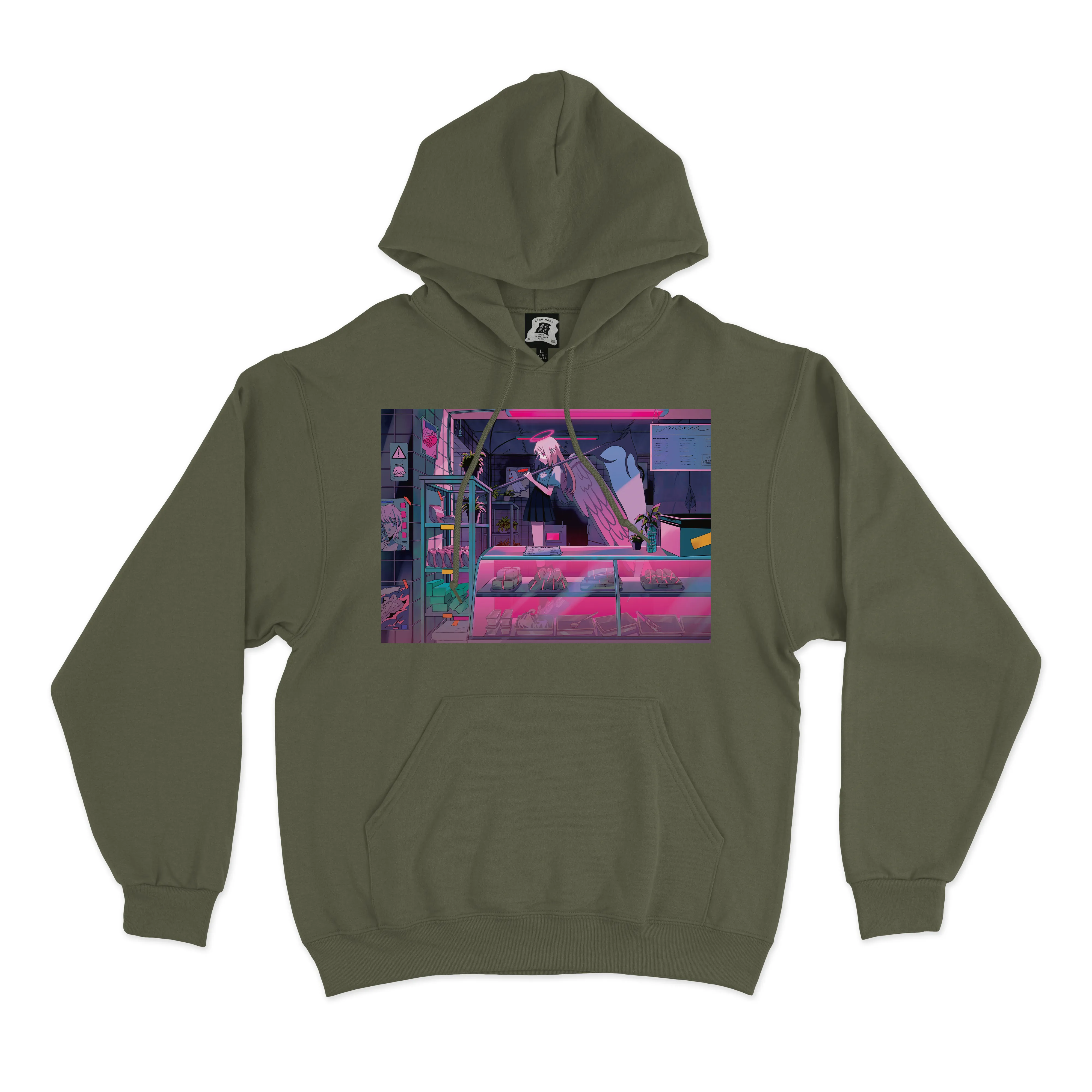 "Apparition" Fleece Hoodie Khaki