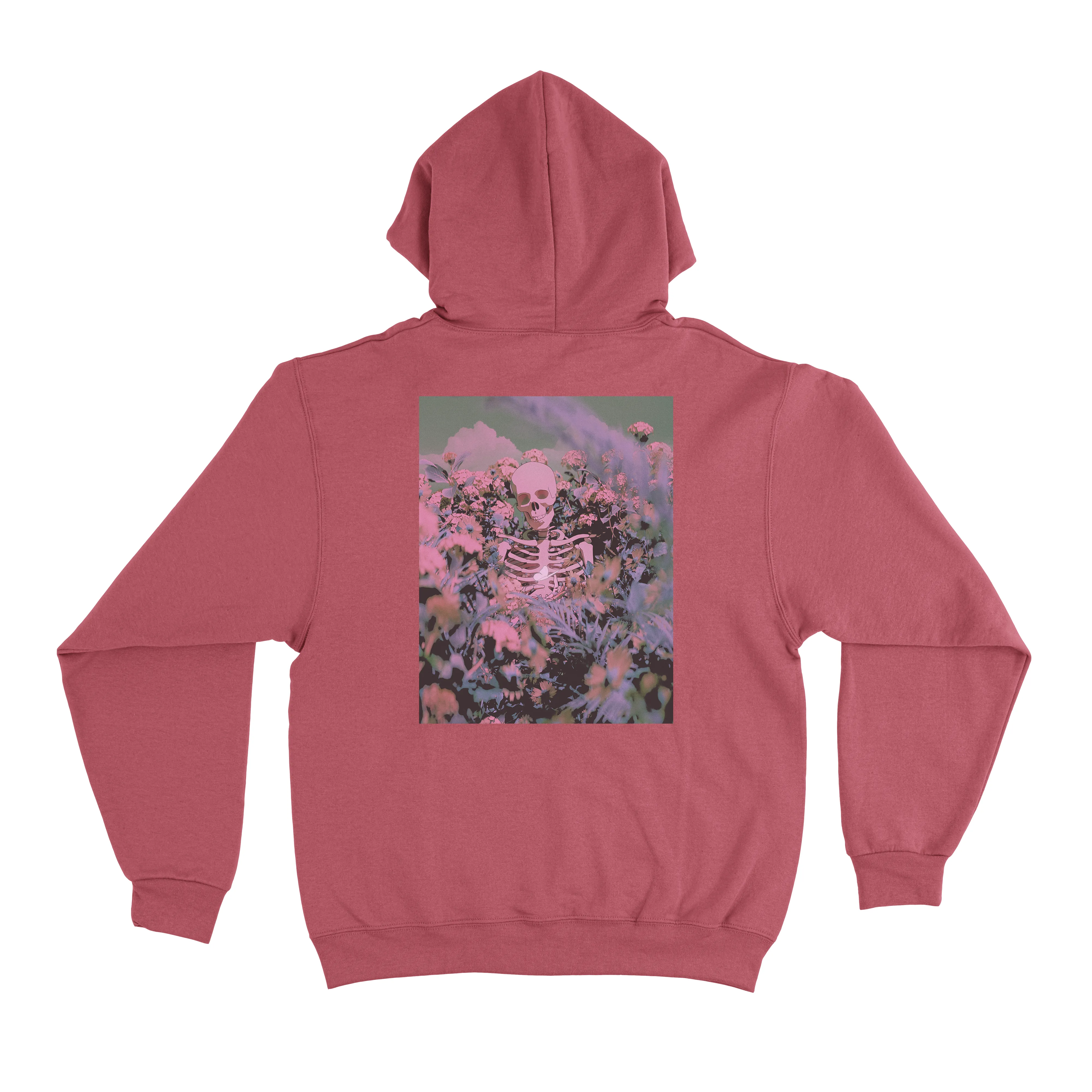 "Beauty" Basic Hoodie Pink