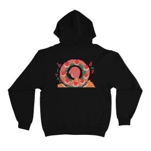 "Birthday" Basic Hoodie Black