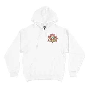 "Bloom" Basic Hoodie White