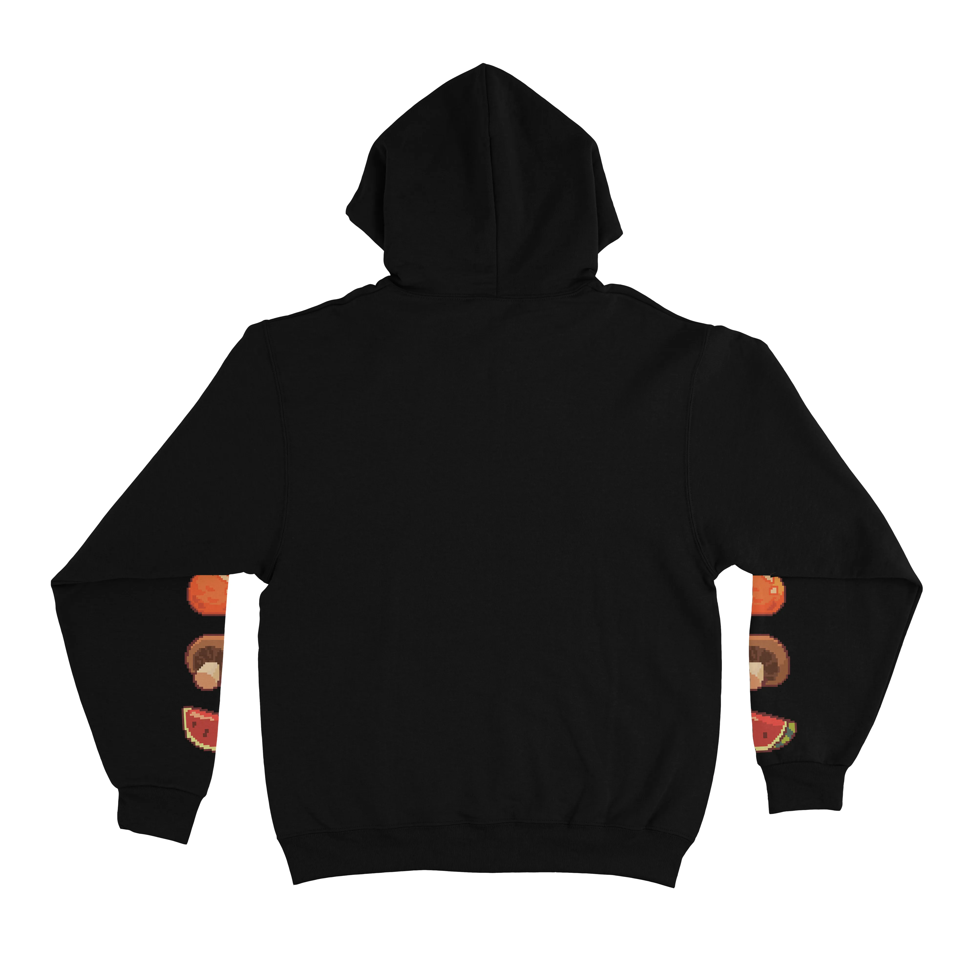 "Delivery" Basic Hoodie Black/White