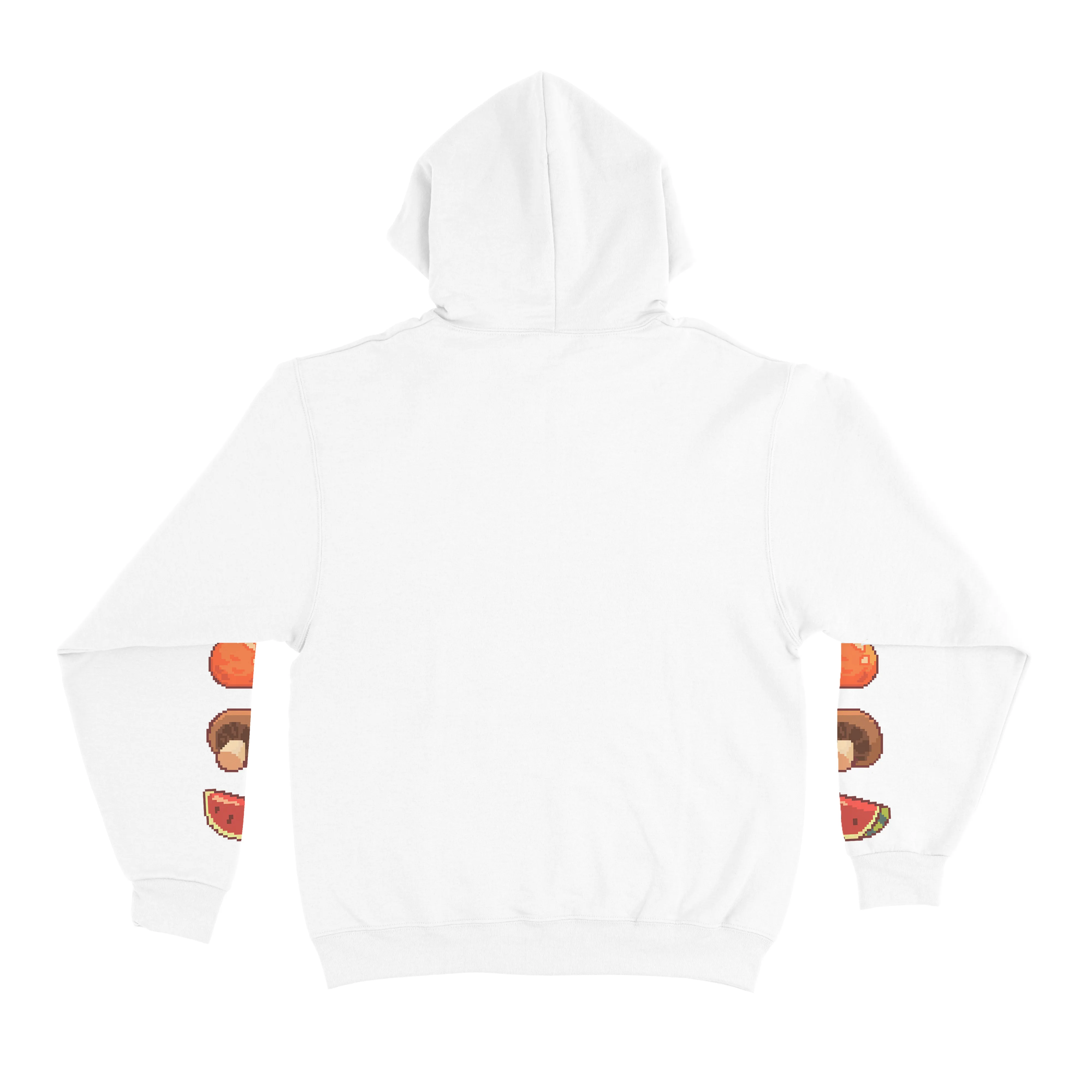 "Delivery" Basic Hoodie Black/White