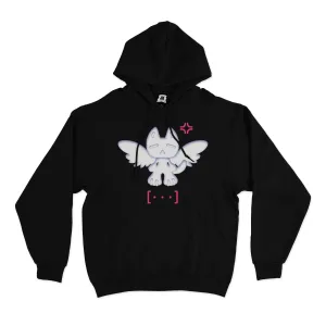 "Dismeow" Basic Hoodie Black