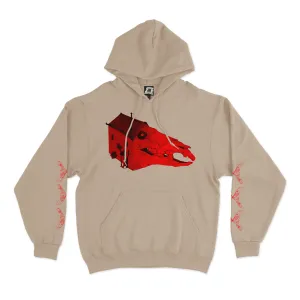 "Faerie" Fleece Hoodie Beige