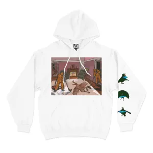 "Fallen Angel " Basic Hoodie White
