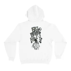 "Far From Hope" Basic Hoodie White